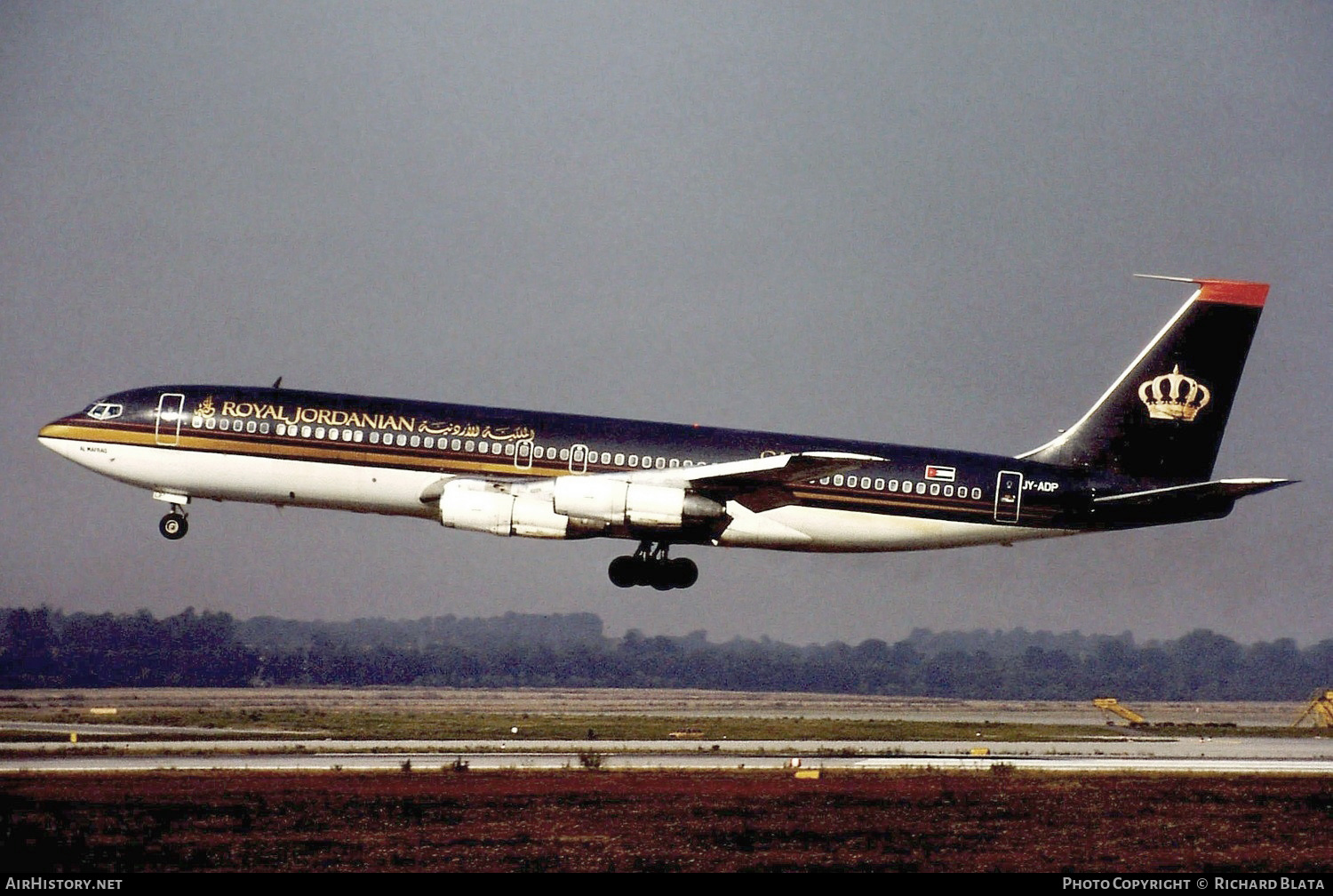Aircraft Photo of JY-ADP | Boeing 707-3D3C | Royal Jordanian Airlines | AirHistory.net #685458