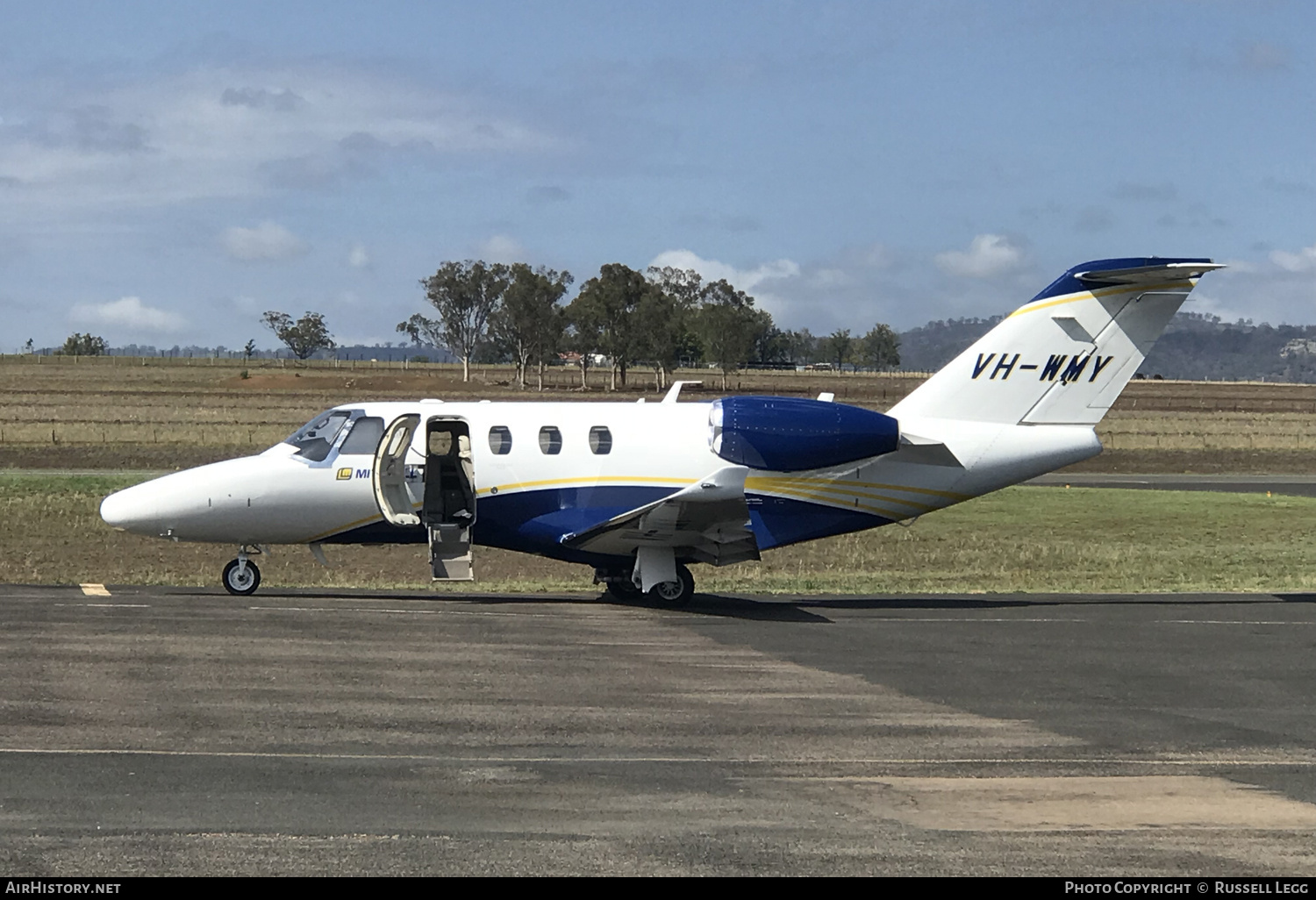 Aircraft Photo of VH-WMY | Cessna 525 CitationJet M2 | Mitchell Water Australia | AirHistory.net #685461