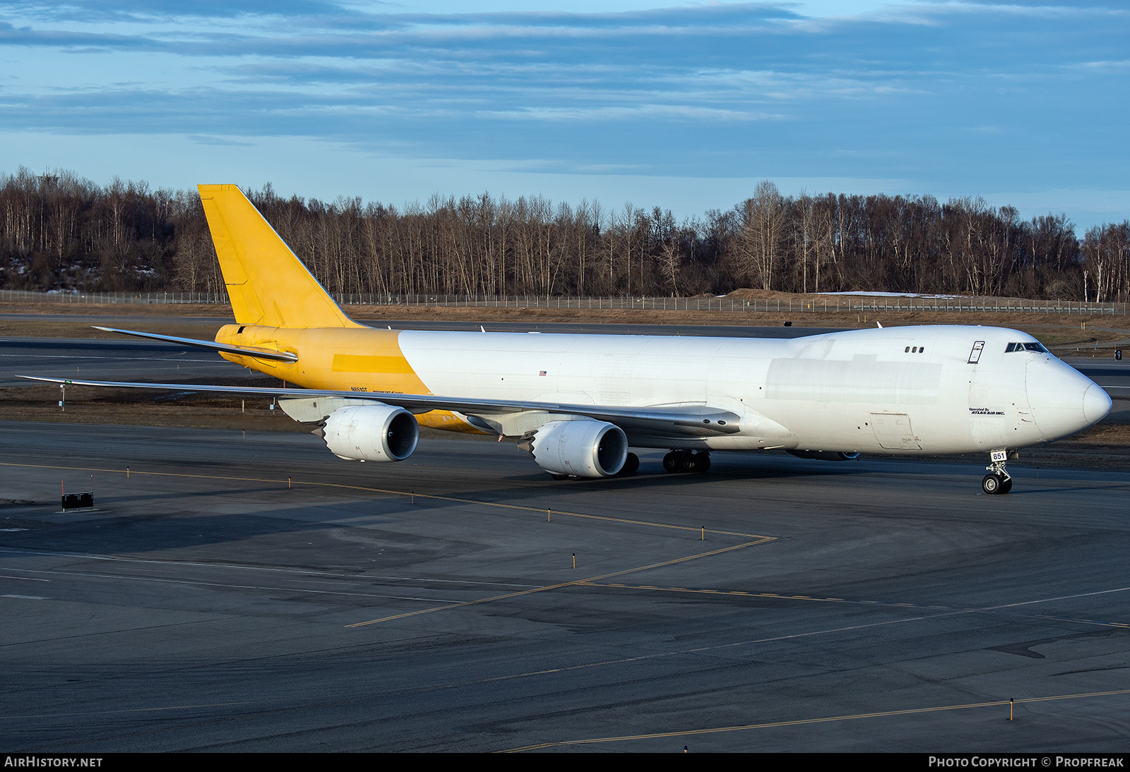 Aircraft Photo of N851GT | Boeing 747-87UF/SCD | Atlas Air | AirHistory.net #685492