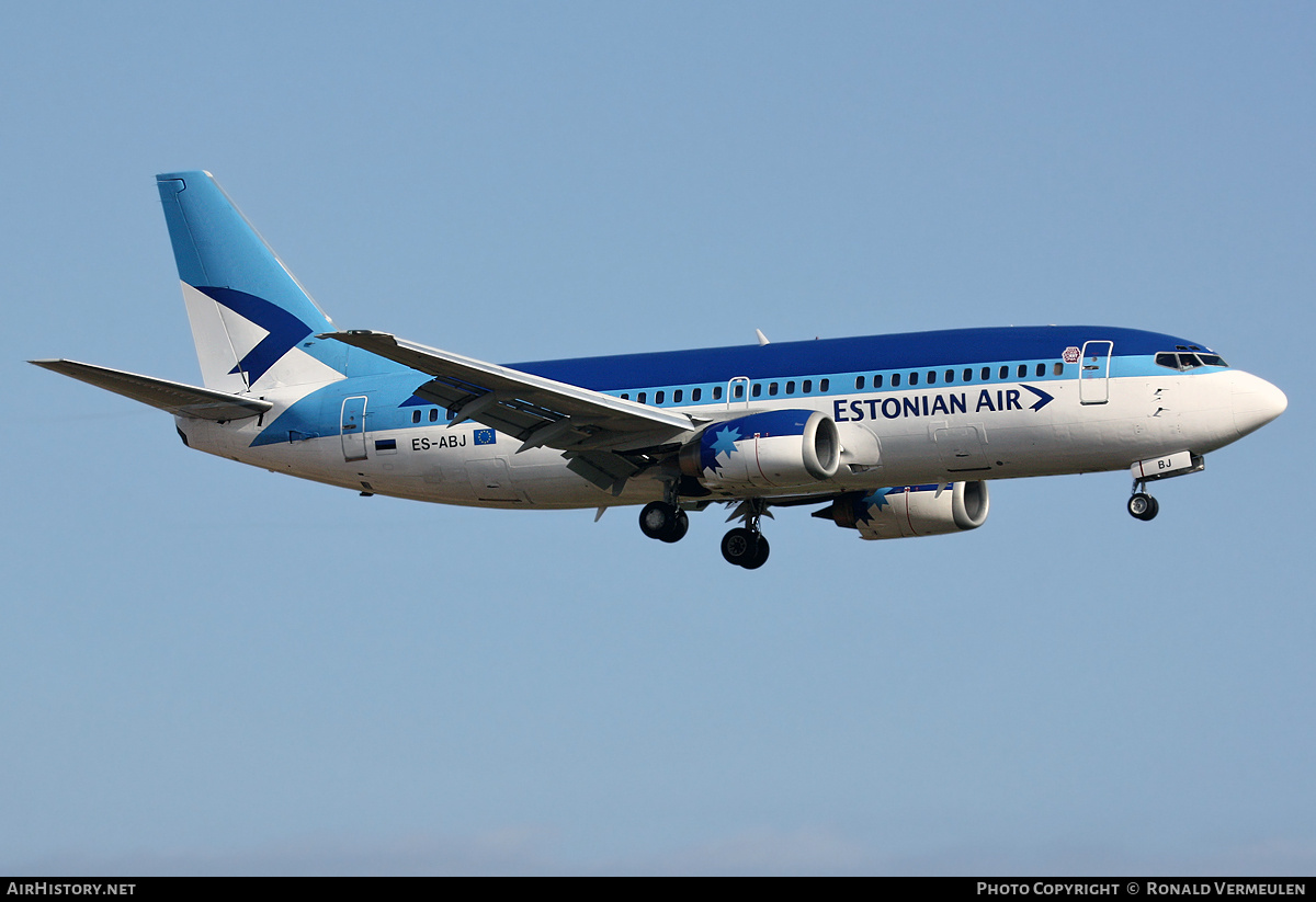 Aircraft Photo of ES-ABJ | Boeing 737-33R | Estonian Air | AirHistory.net #685557