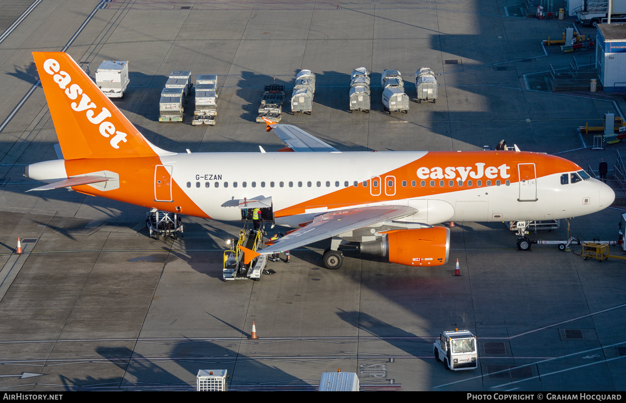 Aircraft Photo of G-EZAN | Airbus A319-111 | EasyJet | AirHistory.net #685568