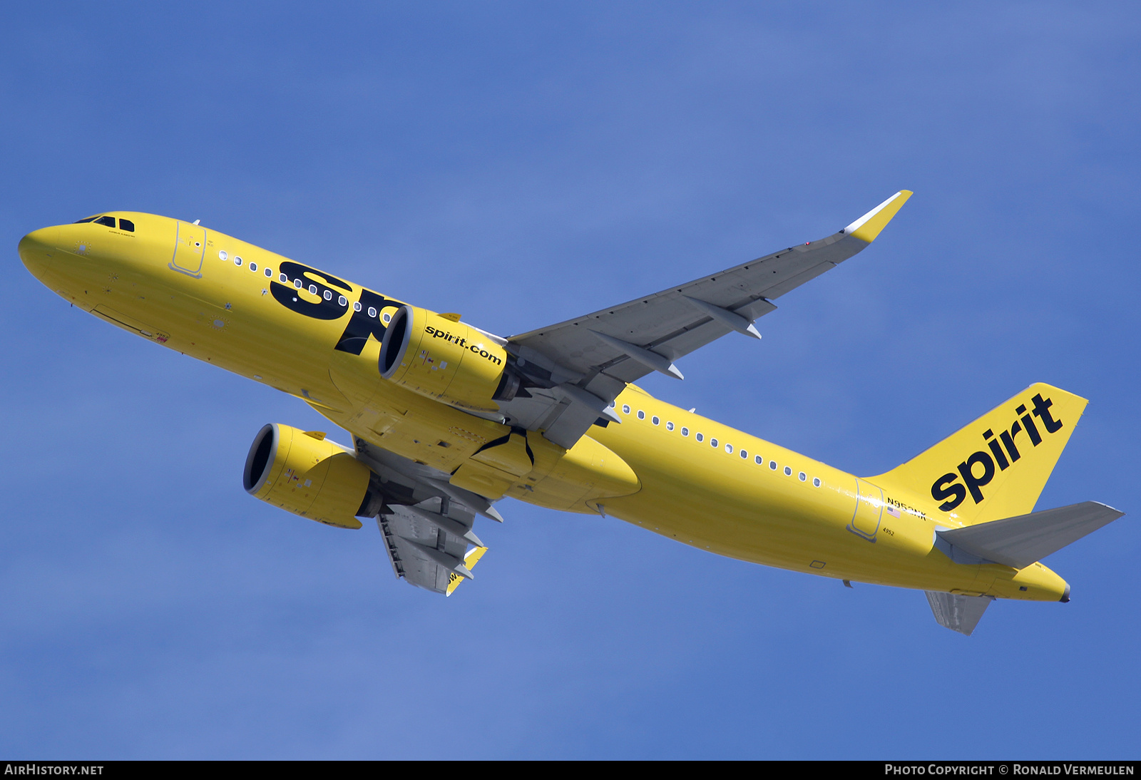 Aircraft Photo of N953NK | Airbus A320-271N | Spirit Airlines | AirHistory.net #685577