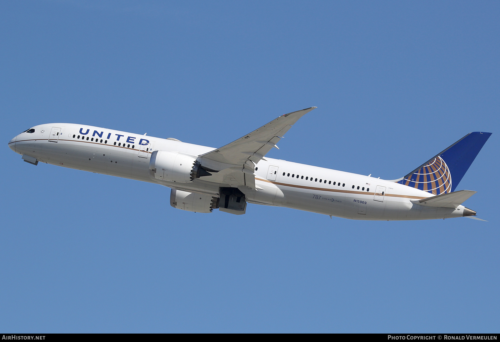 Aircraft Photo of N15969 | Boeing 787-9 Dreamliner | United Airlines | AirHistory.net #685597