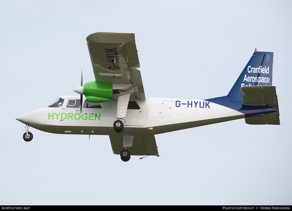 Aircraft Photo of G-HYUK | Britten-Norman BN-2B-20 Islander | Hydrogen UK | AirHistory.net #685644