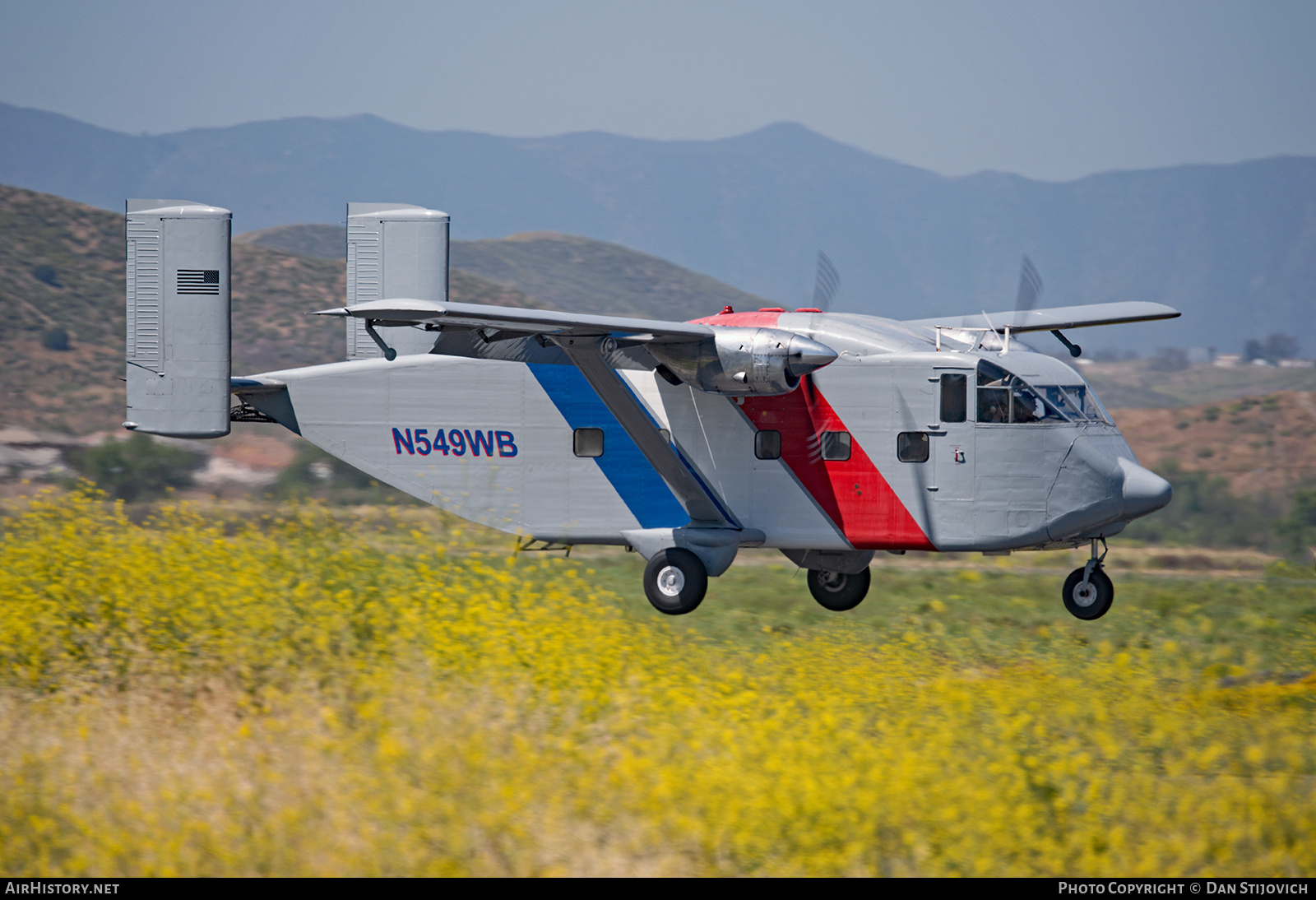 Aircraft Photo of N549WB | Short SC.7 Skyvan 3-100 | AirHistory.net #685651