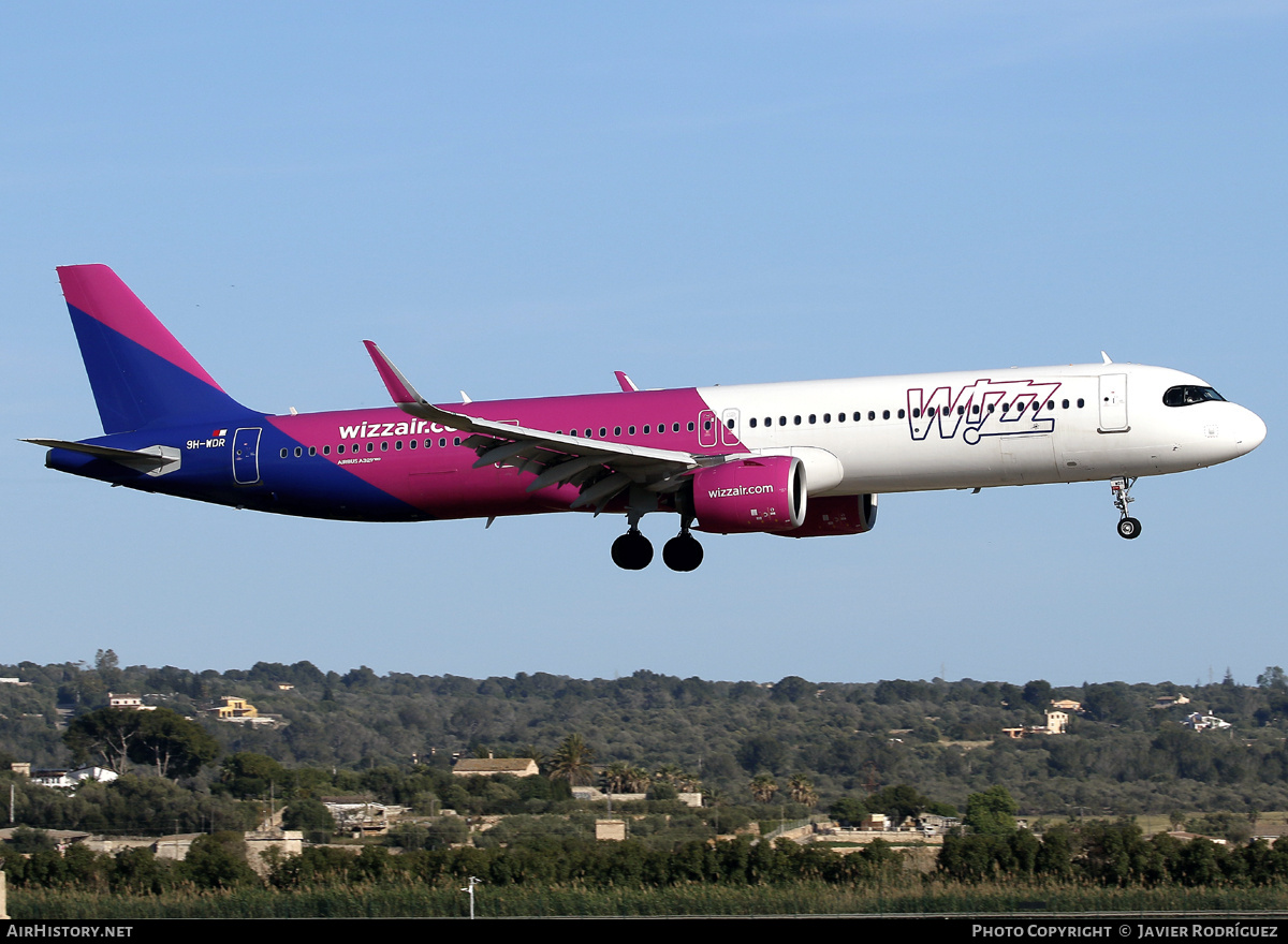 Aircraft Photo of 9H-WDR | Airbus A321-271NX | Wizz Air | AirHistory.net #685677