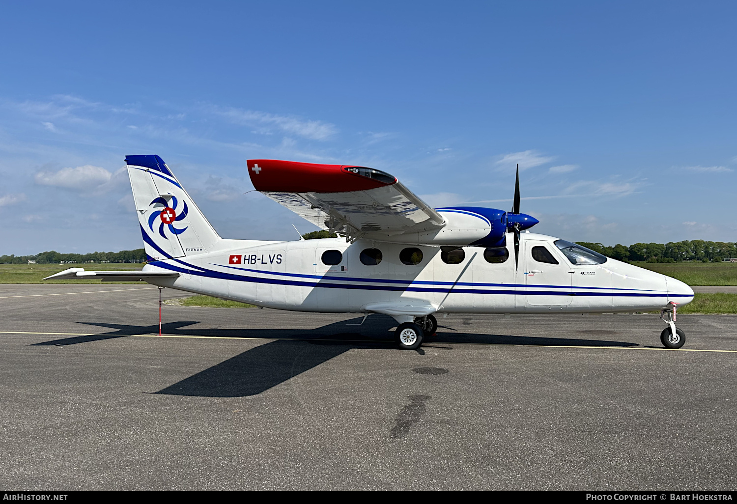 Aircraft Photo of HB-LVS | Tecnam P-2012 Traveller | Swiss Flight Services | AirHistory.net #685690