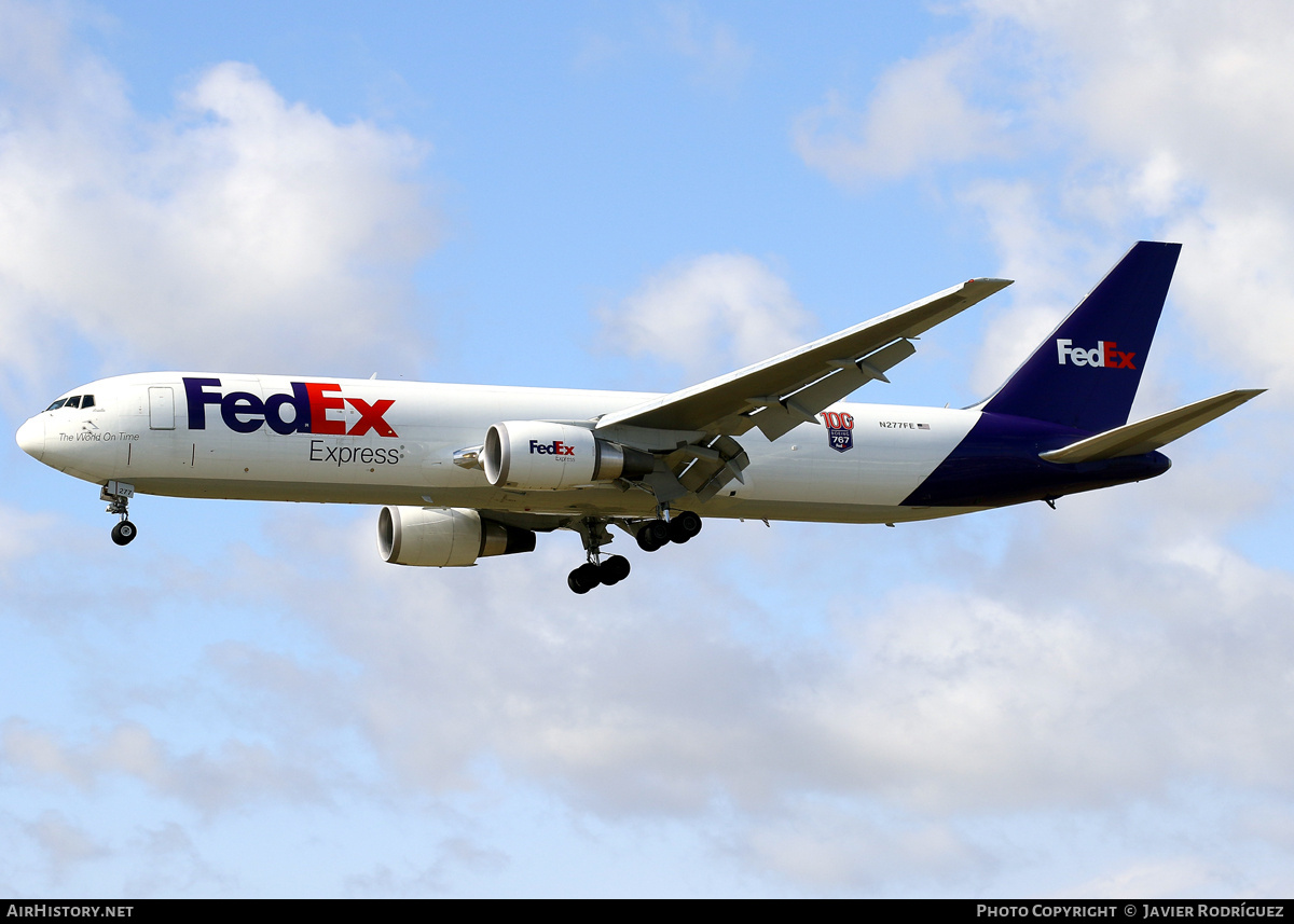 Aircraft Photo of N277FE | Boeing 767-300F | FedEx Express - Federal Express | AirHistory.net #685693