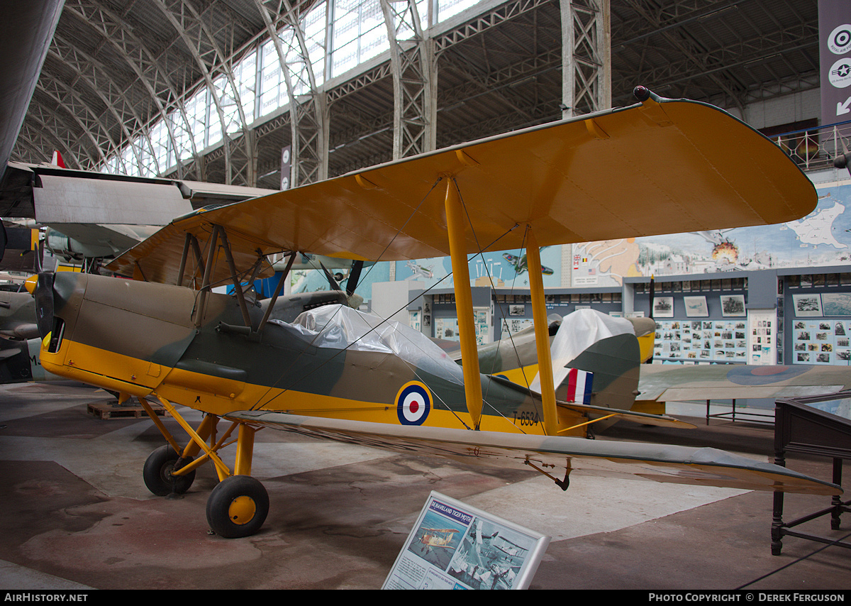 Aircraft Photo of T6534 | De Havilland D.H. 82A Tiger Moth | UK - Air Force | AirHistory.net #685699