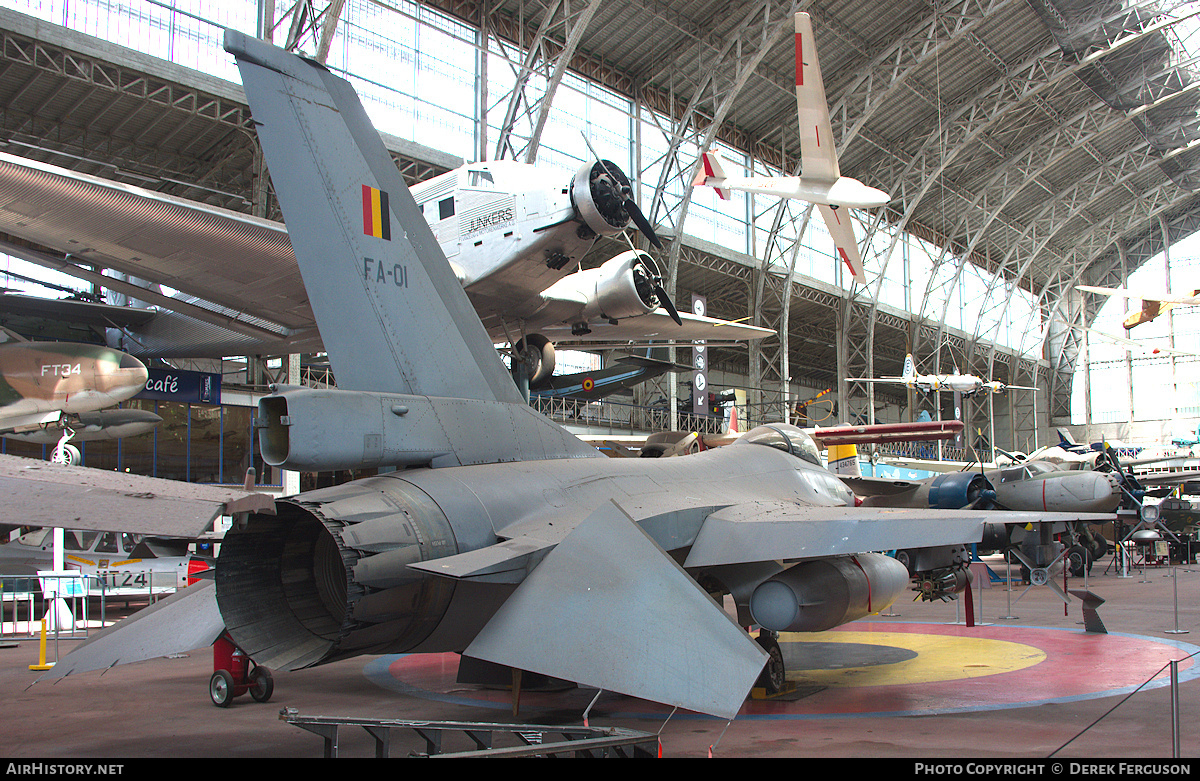 Aircraft Photo of FA-01 | General Dynamics F-16A Fighting Falcon | Belgium - Air Force | AirHistory.net #685709