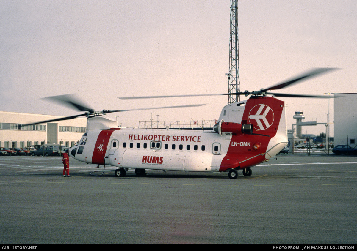 Aircraft Photo of LN-OMK | Boeing Vertol 234LR | Helikopter Service | AirHistory.net #685715