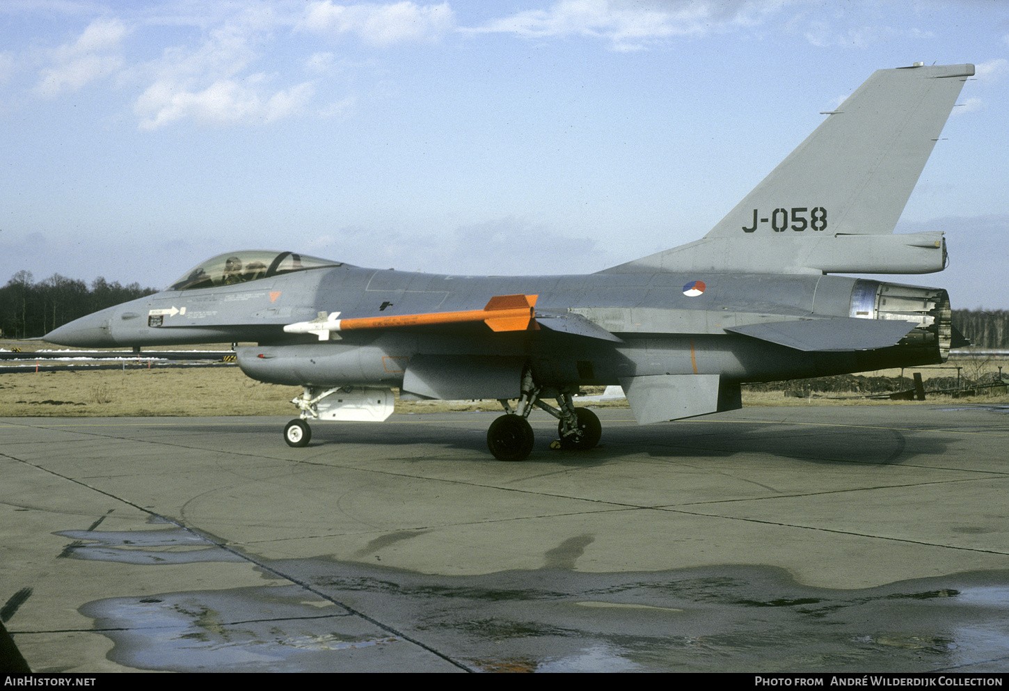 Aircraft Photo of J-058 | General Dynamics F-16A Fighting Falcon | Netherlands - Air Force | AirHistory.net #685718