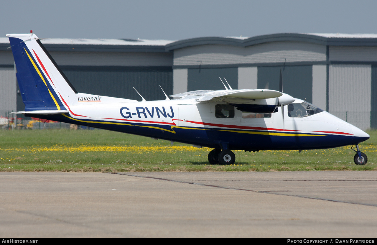 Aircraft Photo of G-RVNJ | Partenavia P-68B Victor | Ravenair | AirHistory.net #685727