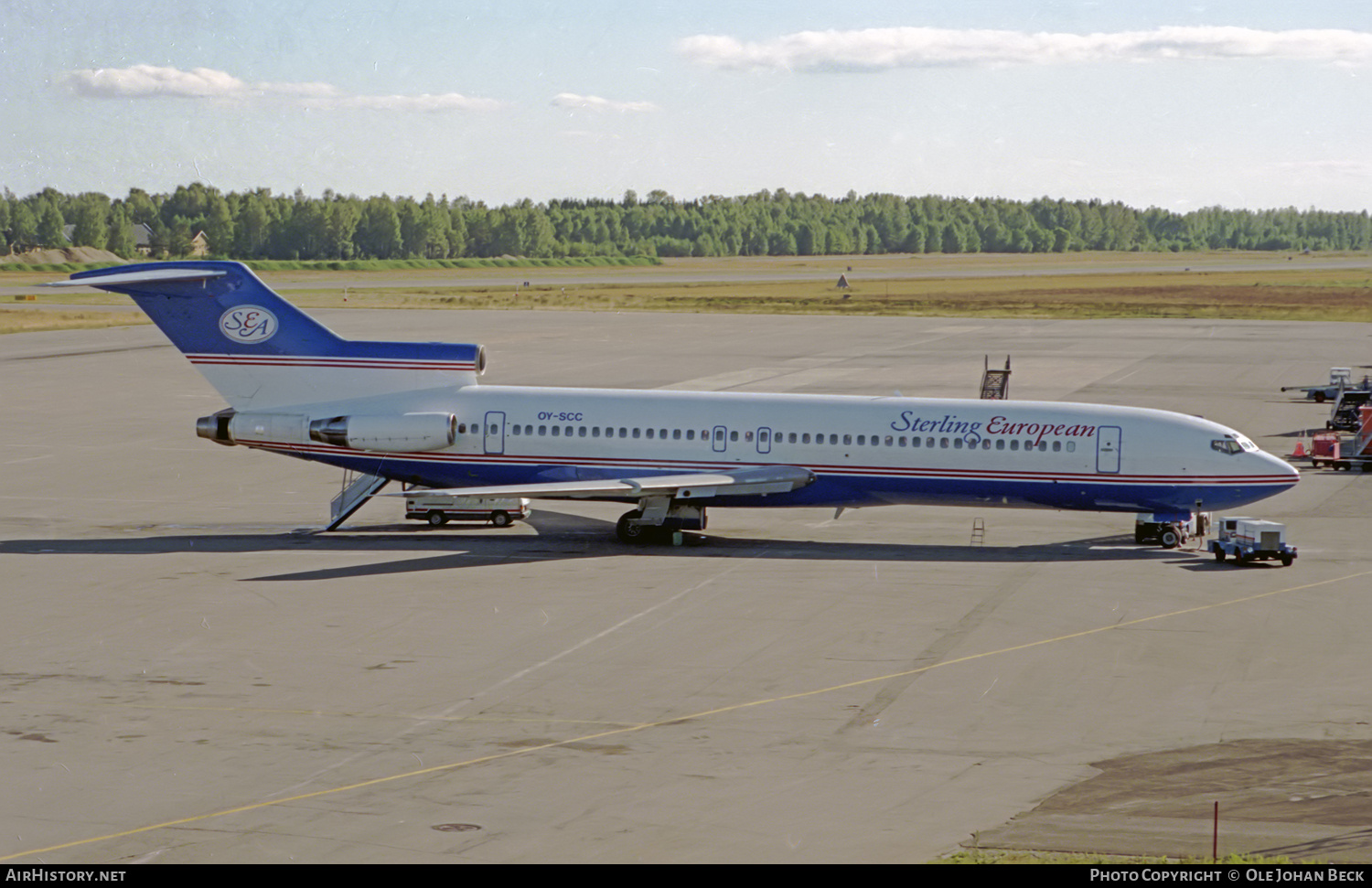 Aircraft Photo of OY-SCC | Boeing 727-212/Adv | Sterling European Airlines | AirHistory.net #685770