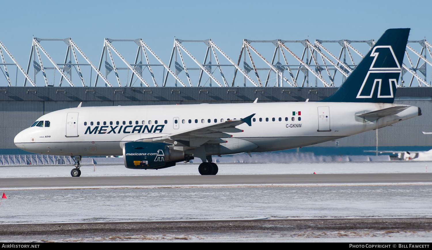 Aircraft Photo of C-GKNW | Airbus A319-112 | Mexicana | AirHistory.net #685790
