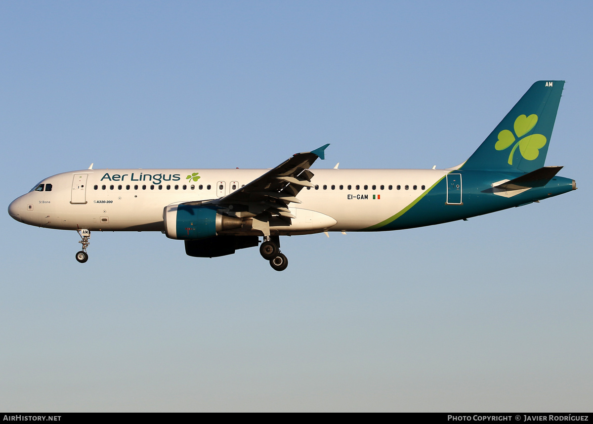 Aircraft Photo of EI-GAM | Airbus A320-214 | Aer Lingus | AirHistory.net #685795