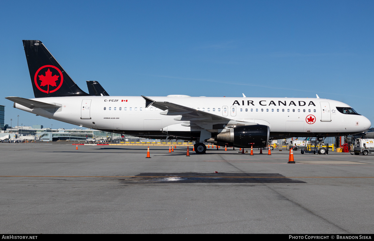 Aircraft Photo of C-FCZF | Airbus A320-214 | Air Canada | AirHistory.net #685800