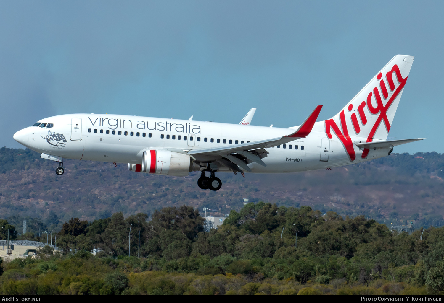 Aircraft Photo of VH-NQY | Boeing 737-7K2 | Virgin Australia Airlines | AirHistory.net #685811