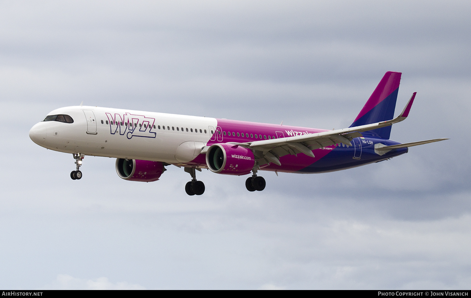 Aircraft Photo of HA-LGH | Airbus A321-271NX | Wizz Air | AirHistory.net #685821