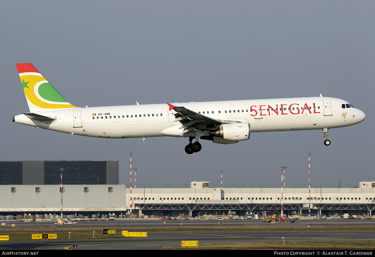 Aircraft Photo of 6V-AMD | Airbus A321-211 | Air Senegal | AirHistory.net #685823