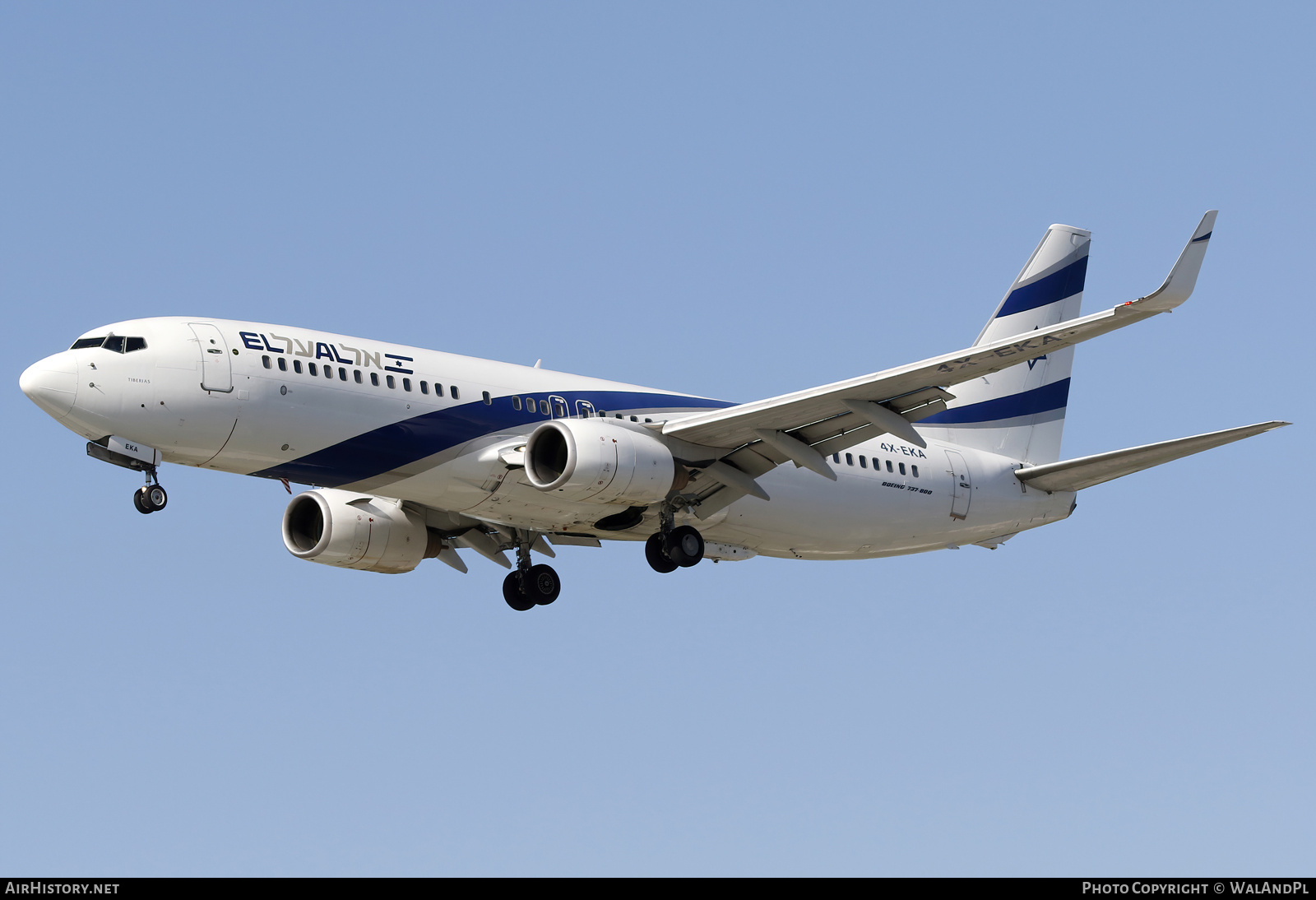 Aircraft Photo of 4X-EKA | Boeing 737-858 | El Al Israel Airlines | AirHistory.net #685885