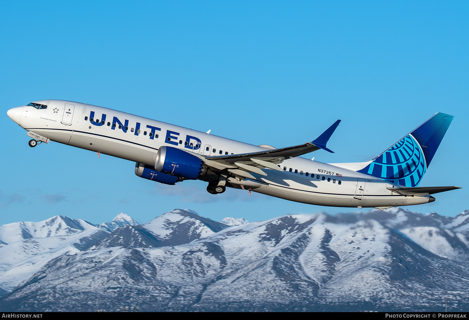 Aircraft Photo of N37257 | Boeing 737-8 Max 8 | United Airlines | AirHistory.net #685887