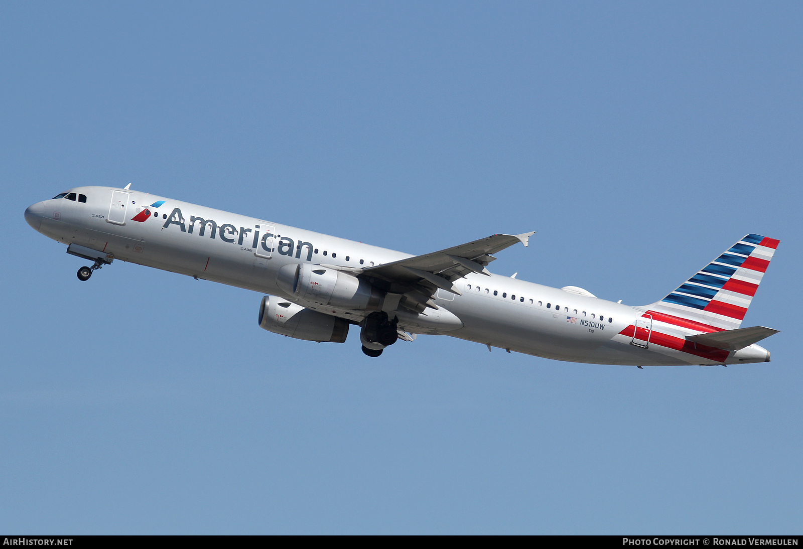 Aircraft Photo of N510UW | Airbus A321-231 | American Airlines | AirHistory.net #685888