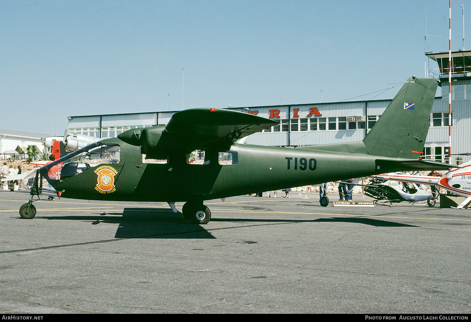 Aircraft Photo of T190 | Partenavia P-68 Observer | Bophuthatswana - Air Force | AirHistory.net #685890