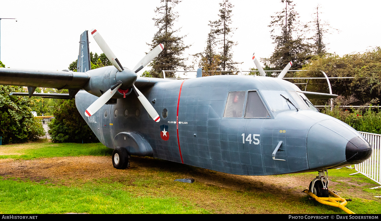Aircraft Photo of 145 | CASA C-212M-100 Aviocar | Chile - Navy | AirHistory.net #685931
