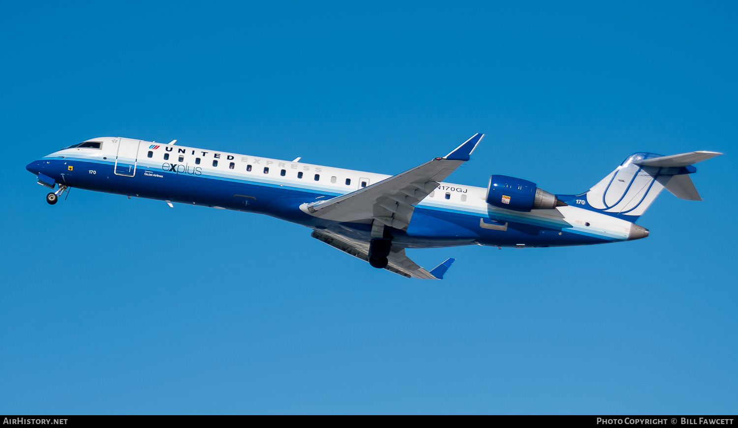 Aircraft Photo of N170GJ | Bombardier CRJ-700 (CL-600-2C10) | United Express | AirHistory.net #685948