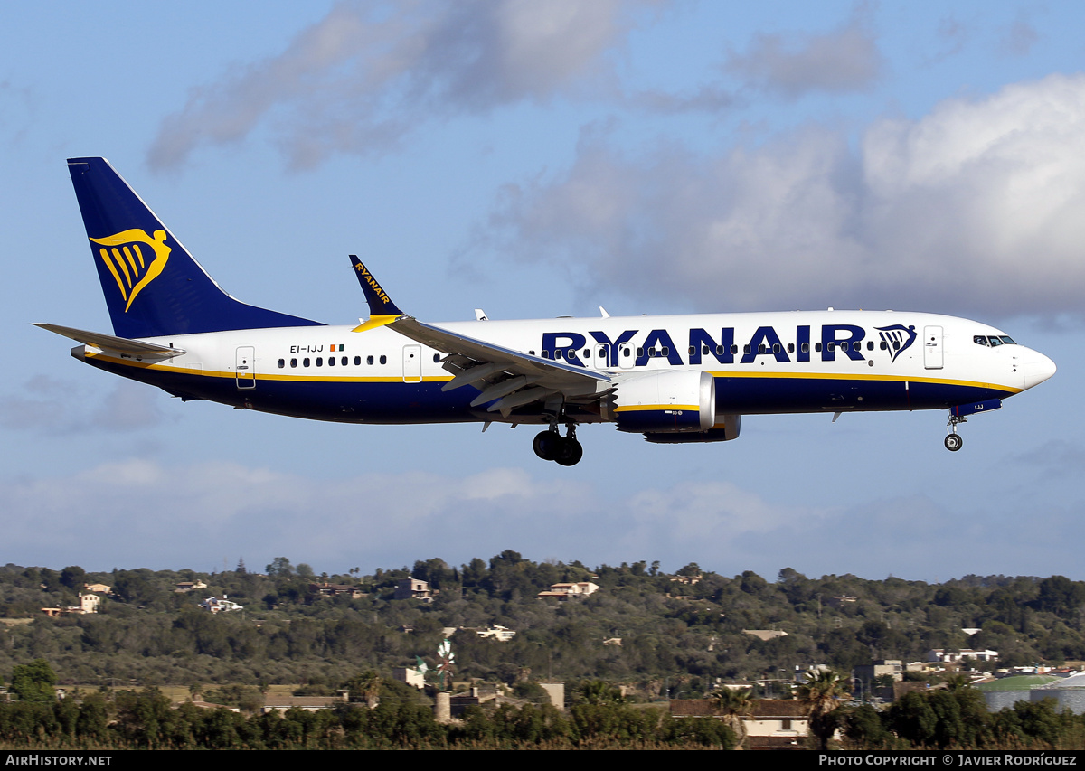 Aircraft Photo of EI-IJJ | Boeing 737-8200 Max 200 | Ryanair | AirHistory.net #685980