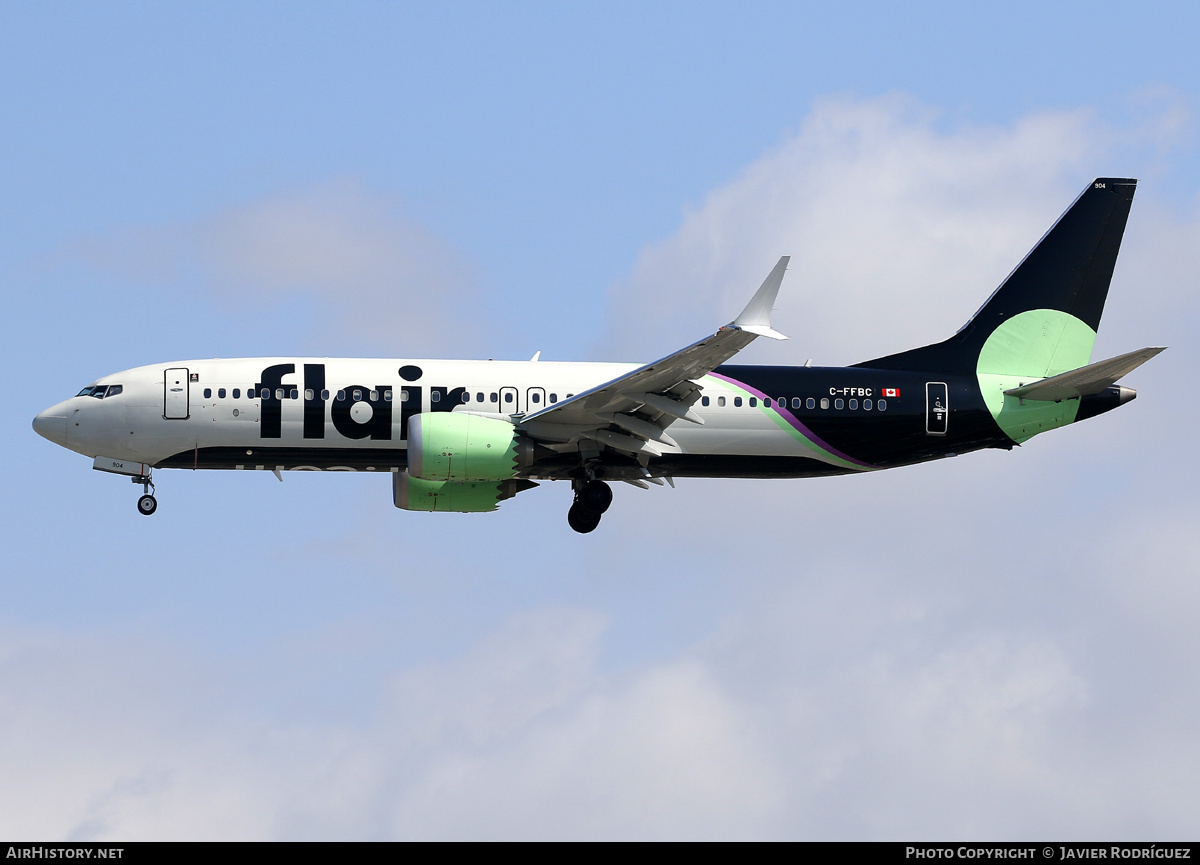 Aircraft Photo of C-FFBC | Boeing 737-8 Max 8 | Flair Airlines | AirHistory.net #685985