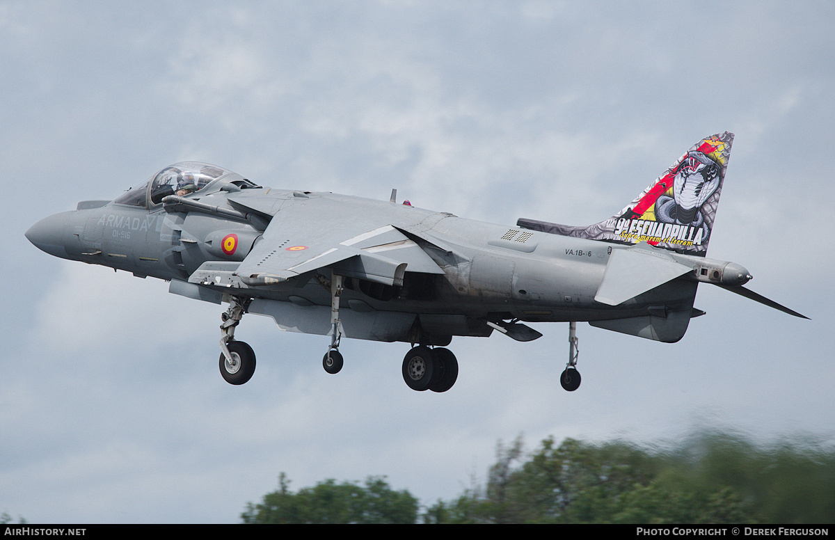 Aircraft Photo of VA.1B-16 | McDonnell Douglas EAV-8B Matador II+ | Spain - Navy | AirHistory.net #685993