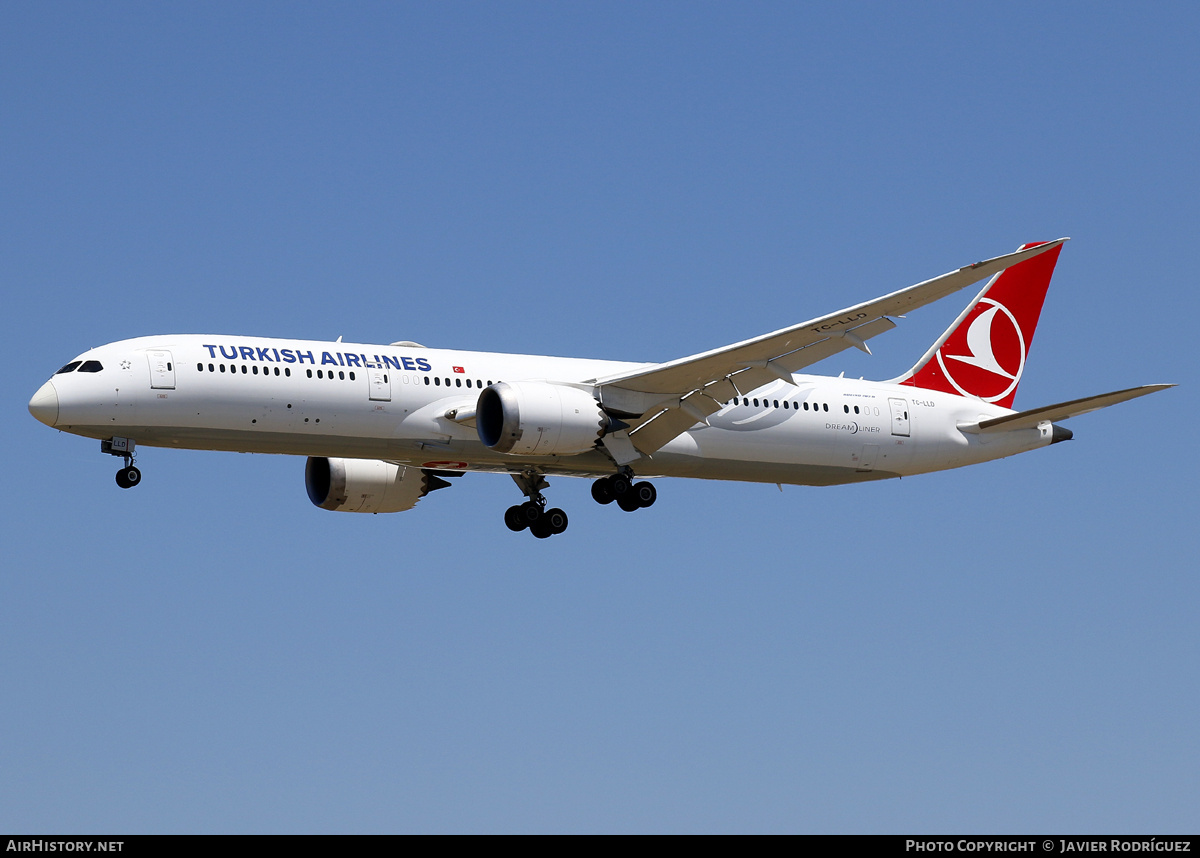 Aircraft Photo of TC-LLD | Boeing 787-9 Dreamliner | Turkish Airlines | AirHistory.net #686002