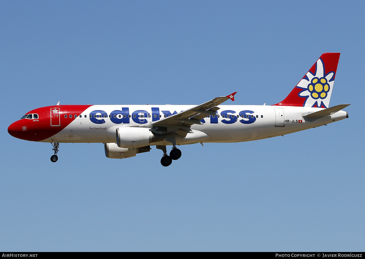 Aircraft Photo of HB-JLS | Airbus A320-214 | Edelweiss Air | AirHistory.net #686007