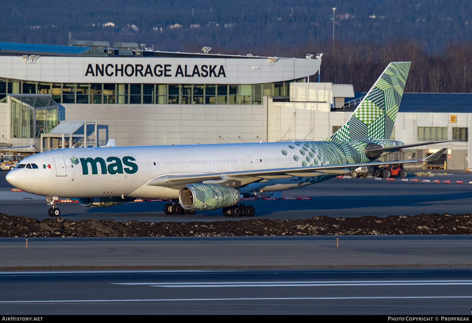 Aircraft Photo of EI-MAA | Airbus A330-243/P2F | MasAir | AirHistory.net #686026