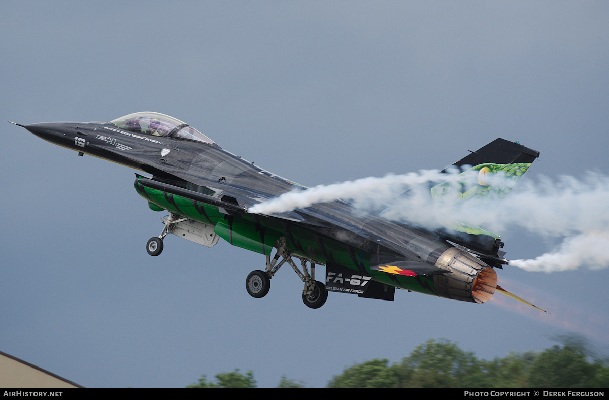 Aircraft Photo of FA-67 | General Dynamics F-16AM Fighting Falcon | Belgium - Air Force | AirHistory.net #686034