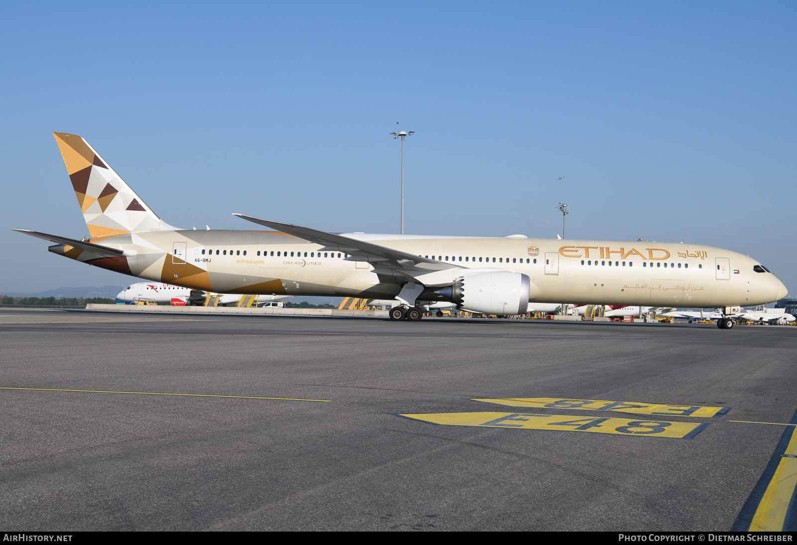 Aircraft Photo of A6-BMJ | Boeing 787-10 Dreamliner | Etihad Airways | AirHistory.net #686046