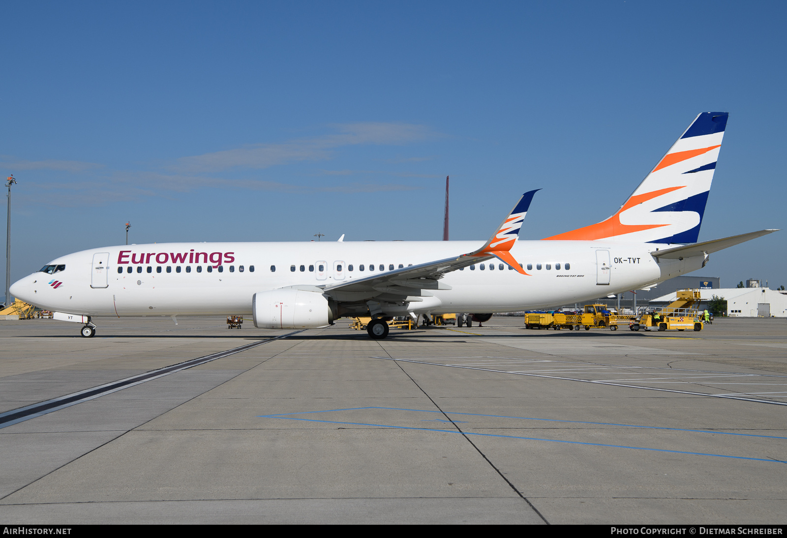 Aircraft Photo of OK-TVT | Boeing 737-86N | Eurowings | AirHistory.net #686059