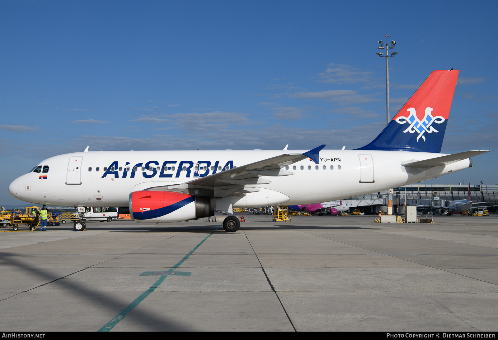 Aircraft Photo of YU-APN | Airbus A319-132 | Air Serbia | AirHistory.net #686062