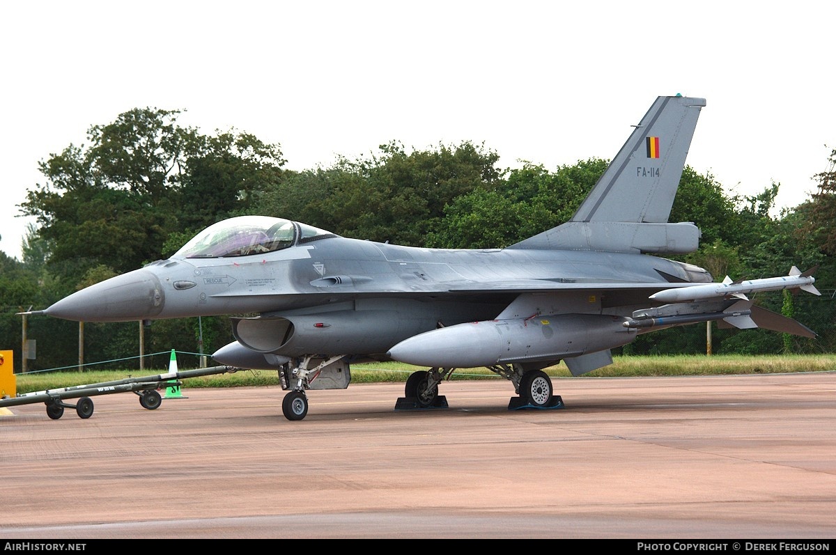 Aircraft Photo of FA-114 | General Dynamics F-16AM Fighting Falcon | Belgium - Air Force | AirHistory.net #686087