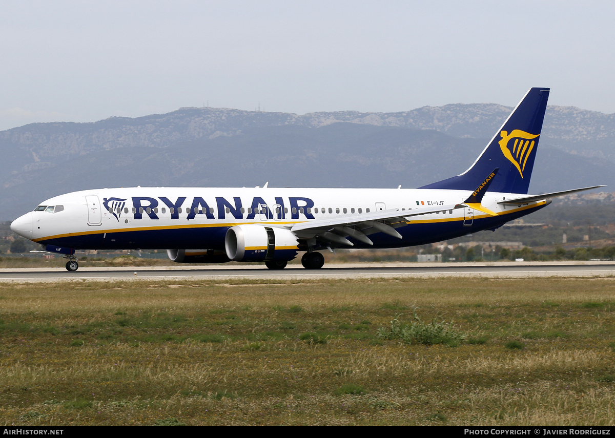 Aircraft Photo of EI-IJF | Boeing 737-8200 Max 200 | Ryanair | AirHistory.net #686119