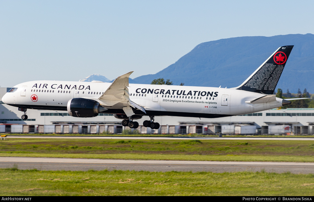 Aircraft Photo of C-FVNB | Boeing 787-9 Dreamliner | Air Canada | AirHistory.net #686172