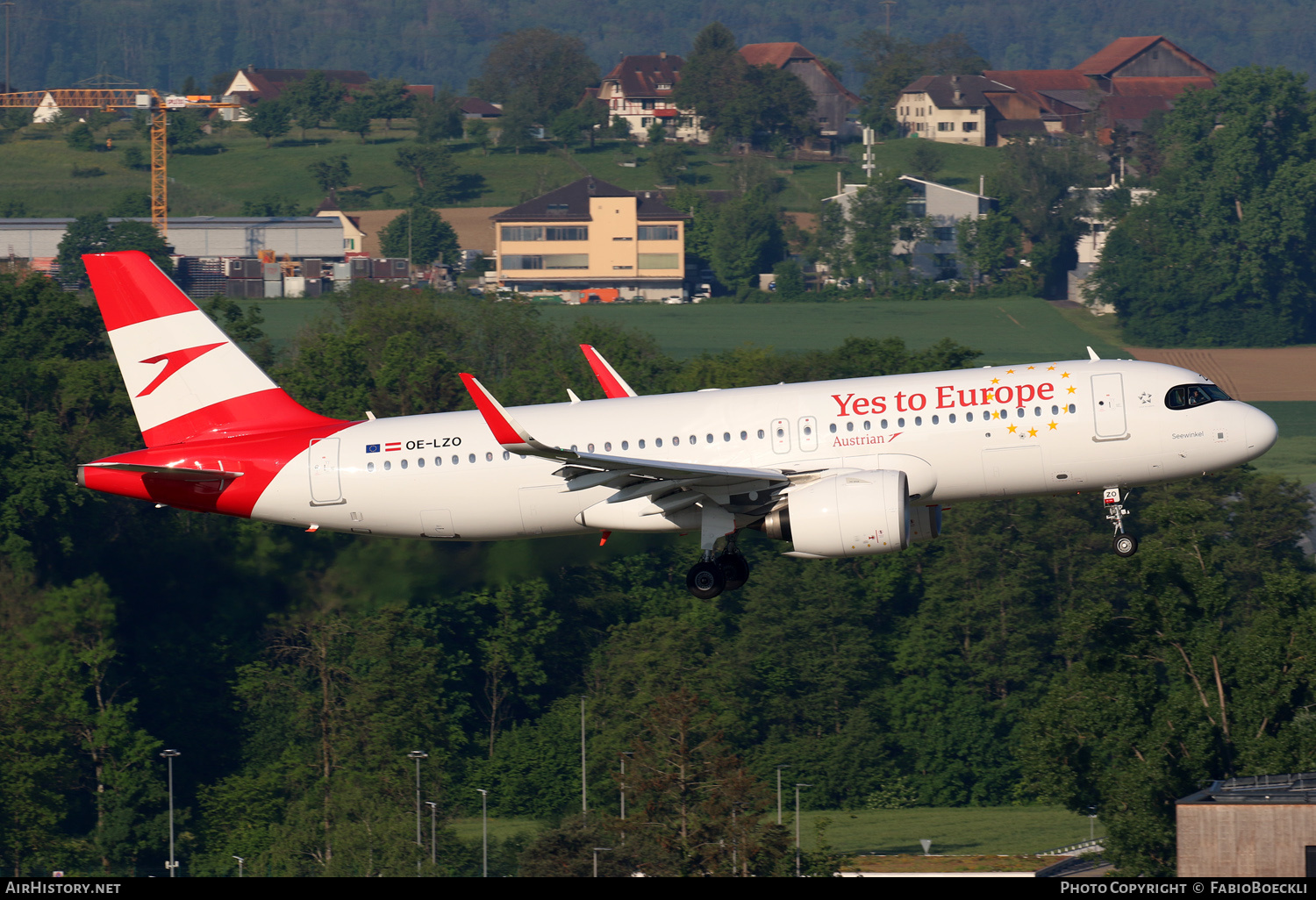 Aircraft Photo of OE-LZO | Airbus A320-271N | Austrian Airlines | AirHistory.net #686187