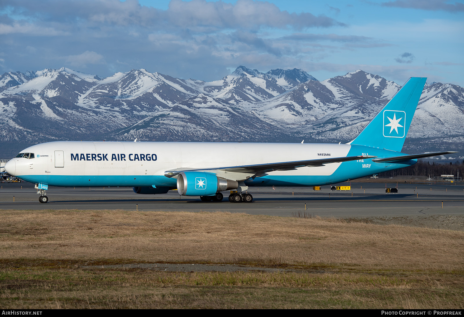 Aircraft Photo of N493MM | Boeing 767-300F | Maersk Air Cargo | AirHistory.net #686223