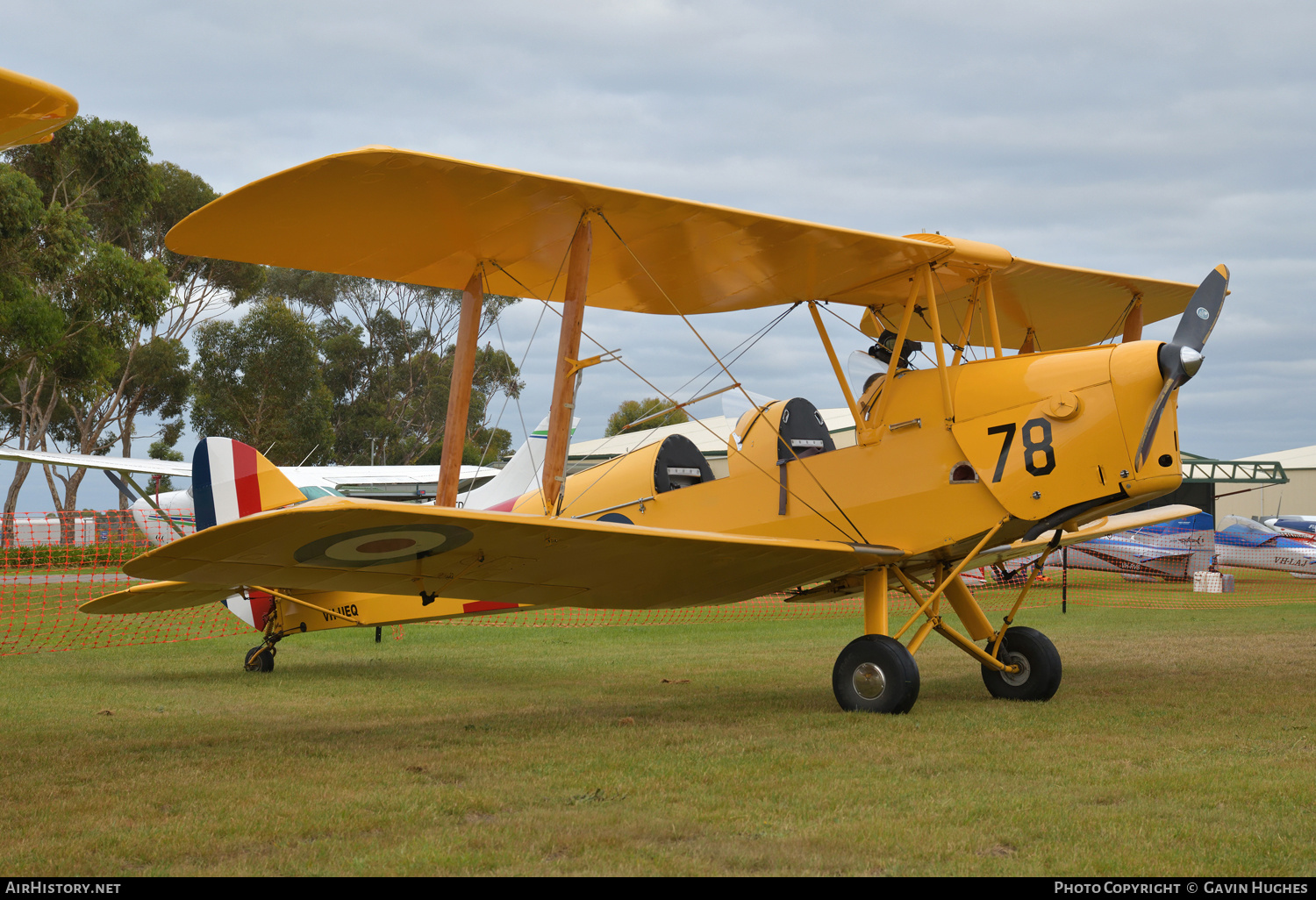 Aircraft Photo of VH-UEQ | De Havilland D.H. 82A Tiger Moth | Australia - Air Force | AirHistory.net #686245