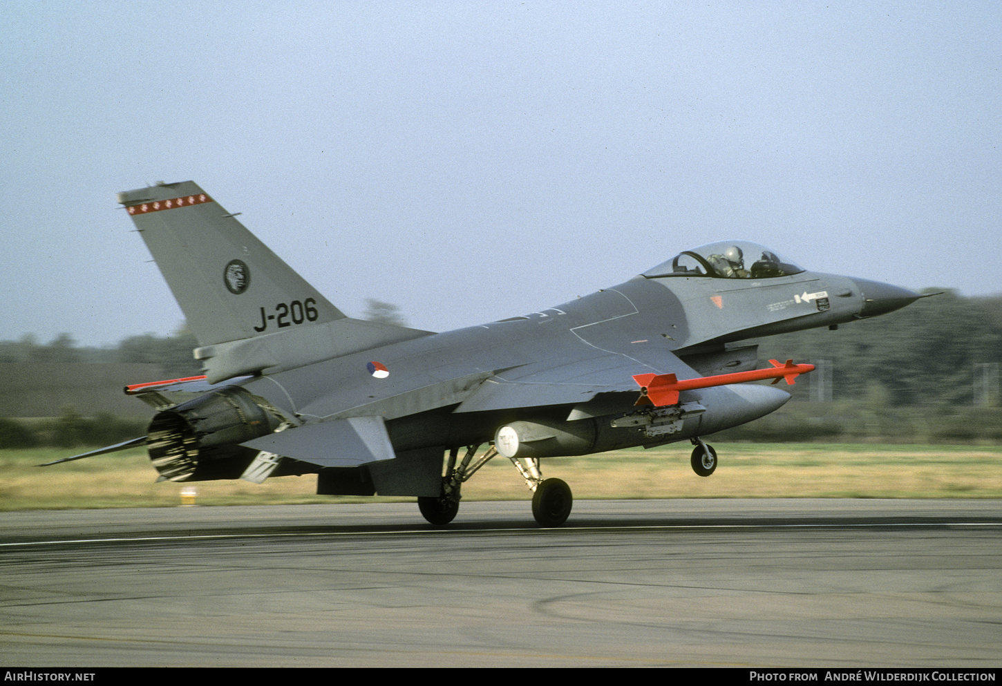 Aircraft Photo of J-206 | General Dynamics F-16A Fighting Falcon | Netherlands - Air Force | AirHistory.net #686257