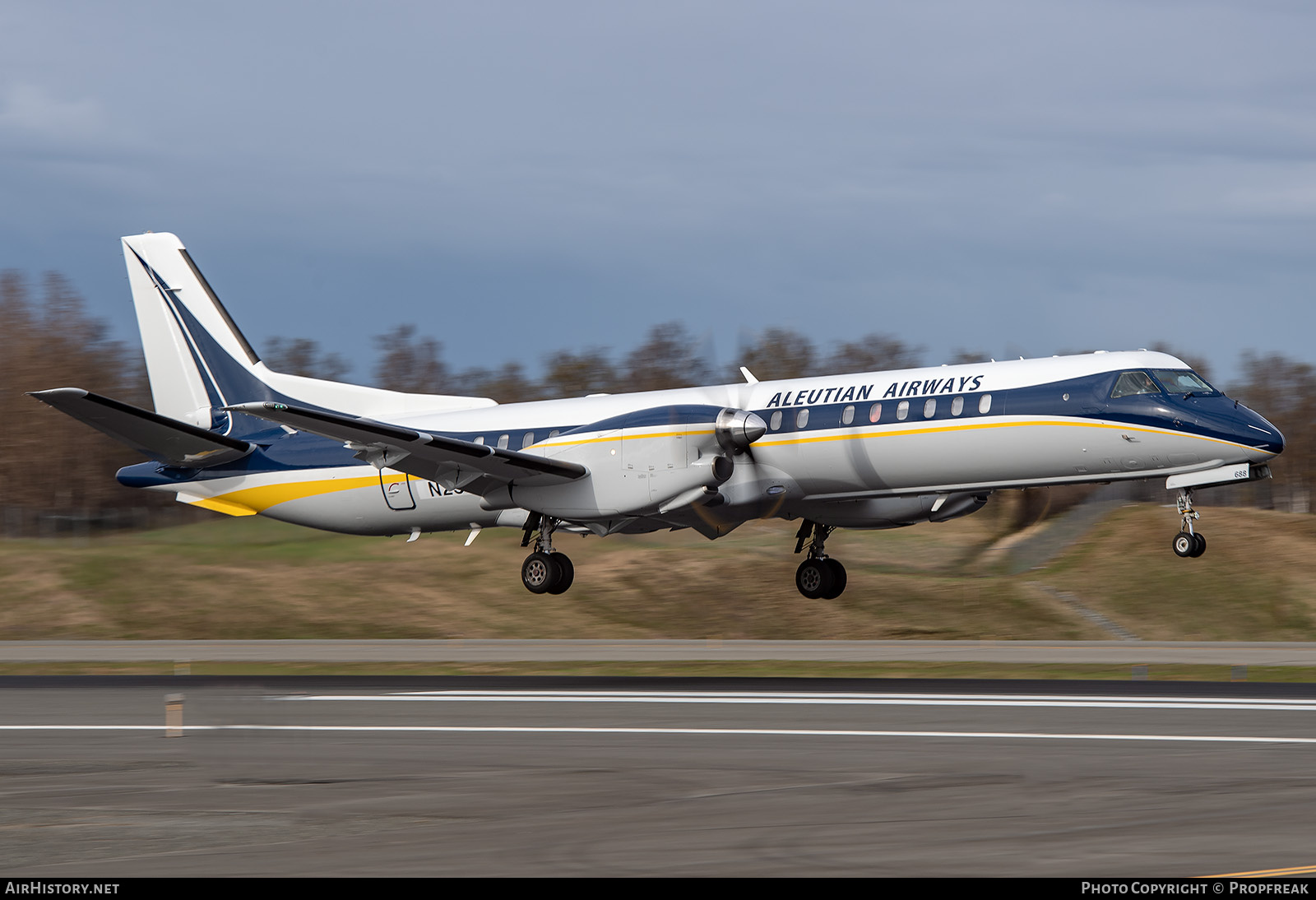 Aircraft Photo of N25UE | Saab 2000 | Aleutian Airways | AirHistory.net #686270