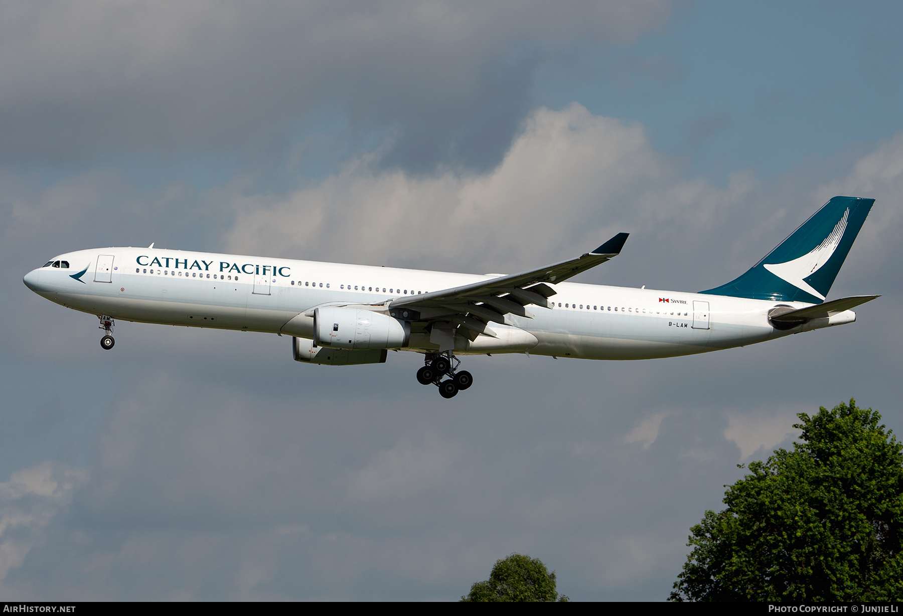 Aircraft Photo of B-LAM | Airbus A330-343E | Cathay Pacific Airways | AirHistory.net #686307