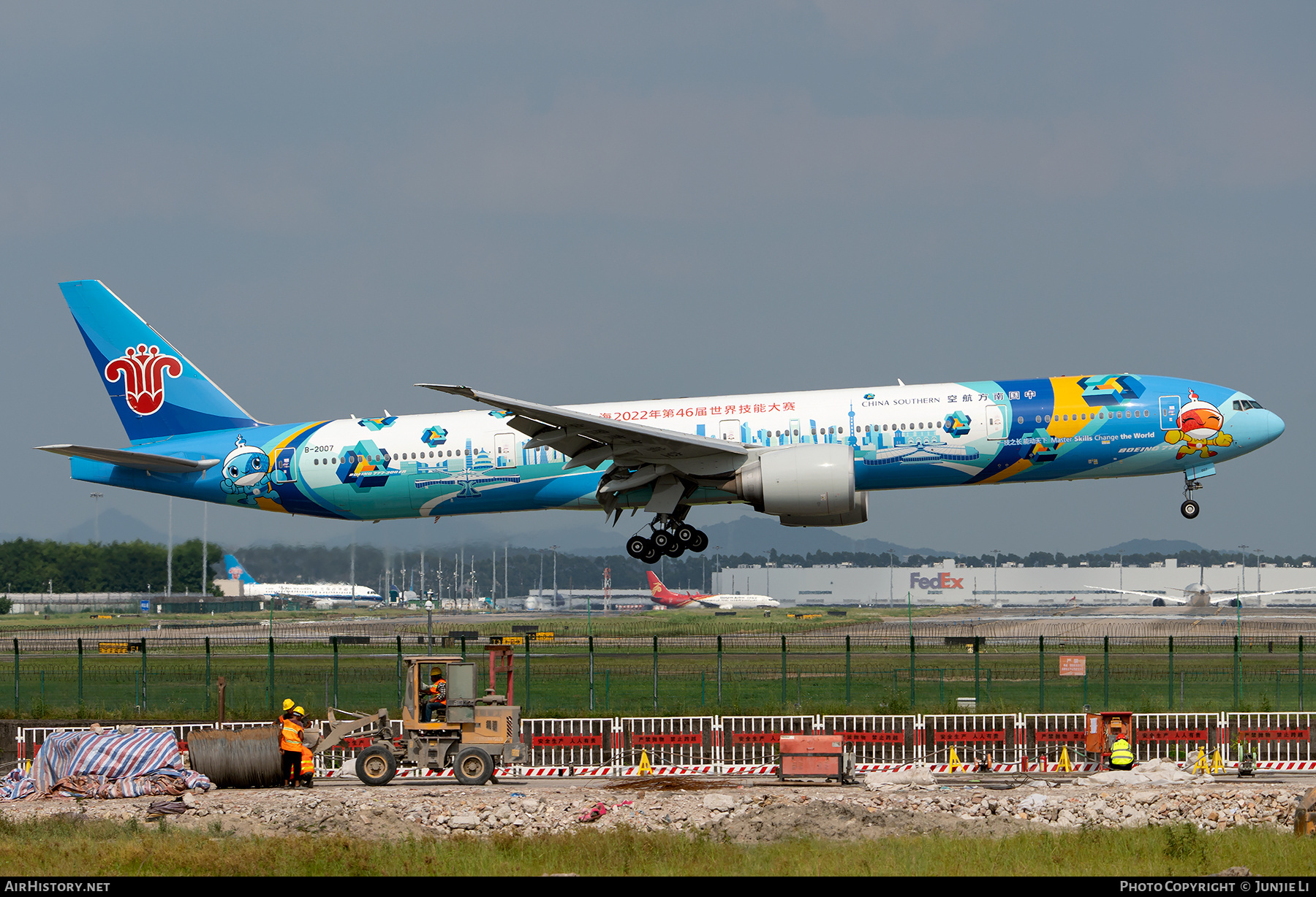 Aircraft Photo of B-2007 | Boeing 777-31BER | China Southern Airlines | AirHistory.net #686315